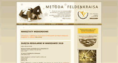 Desktop Screenshot of metoda-feldenkraisa.pl