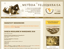Tablet Screenshot of metoda-feldenkraisa.pl
